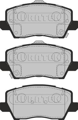 Juratek JCP8275 - Тормозные колодки, дисковые, комплект autospares.lv