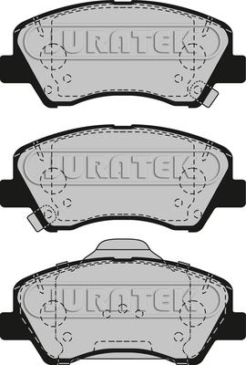 Juratek JCP8272 - Тормозные колодки, дисковые, комплект autospares.lv