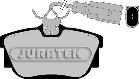 Juratek JCP201 - Тормозные колодки, дисковые, комплект autospares.lv