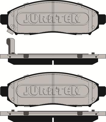 Juratek JCP235 - Тормозные колодки, дисковые, комплект autospares.lv