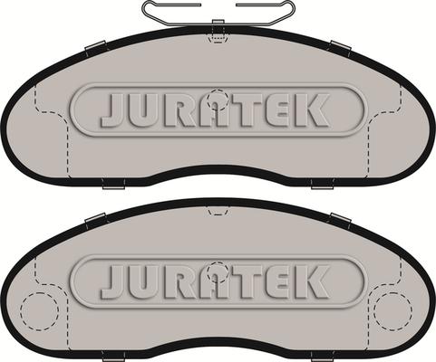 Juratek JCP791 - Тормозные колодки, дисковые, комплект autospares.lv