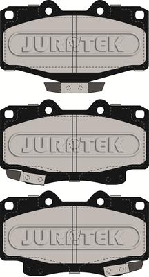 Juratek JCP797 - Тормозные колодки, дисковые, комплект autospares.lv