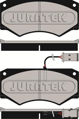 Juratek JCP709 - Тормозные колодки, дисковые, комплект autospares.lv