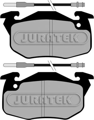 Juratek JCP729 - Тормозные колодки, дисковые, комплект autospares.lv