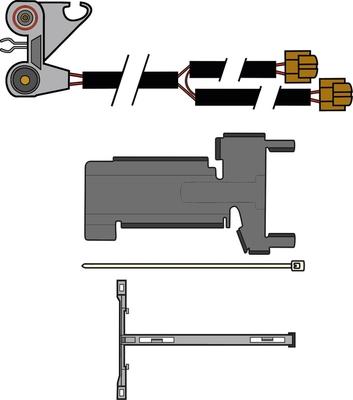 Juratek JCW270 - Сигнализатор, износ тормозных колодок autospares.lv