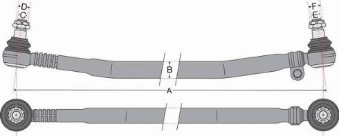 Juratek JSS1507A - Рулевая тяга autospares.lv