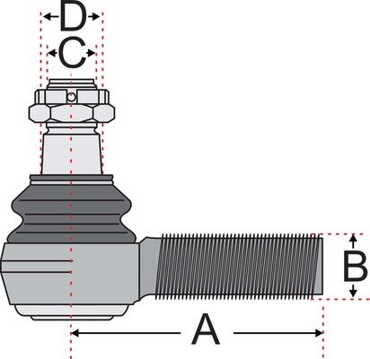 Juratek JSS2117A - Наконечник рулевой тяги, шарнир autospares.lv