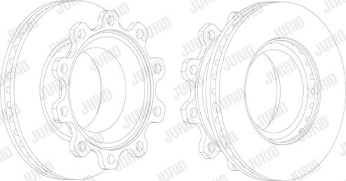 Jurid 569020J - Тормозной диск autospares.lv