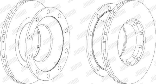 Jurid 569021J - Тормозной диск autospares.lv