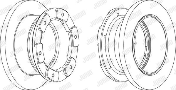 Jurid 569159J - Тормозной диск autospares.lv