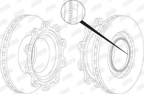 Jurid 569152J - Тормозной диск autospares.lv