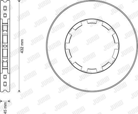 Jurid 569157J - Тормозной диск autospares.lv