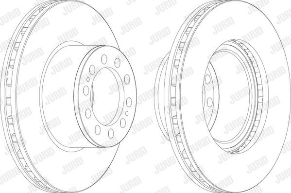 Jurid 569160J - Тормозной диск autospares.lv