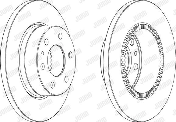 Jurid 569163J - Тормозной диск autospares.lv