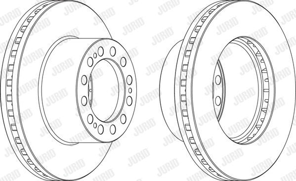 Jurid 569109J - Тормозной диск autospares.lv