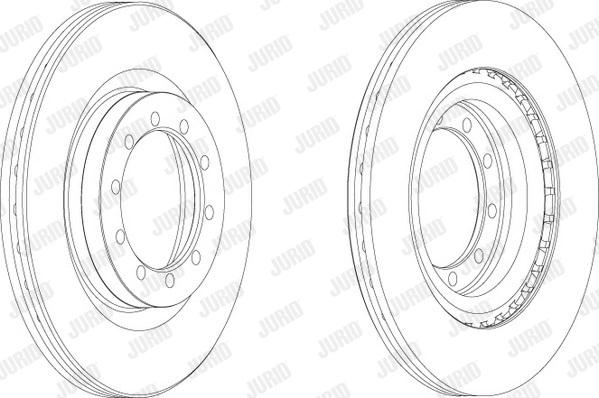 Jurid 569101J - Тормозной диск autospares.lv