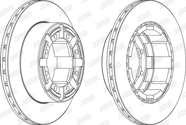 Jurid 569103J - Тормозной диск autospares.lv