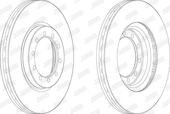 Jurid 569102J - Тормозной диск autospares.lv