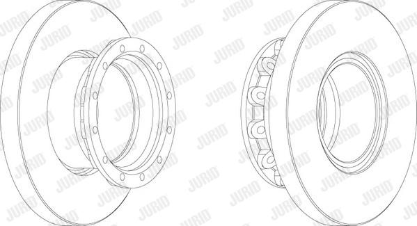 Jurid 569114J - Тормозной диск autospares.lv