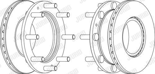 Jurid 569188J - Тормозной диск autospares.lv