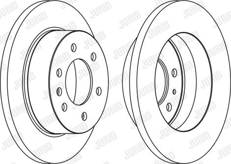 Jurid 569137J - Тормозной диск autospares.lv