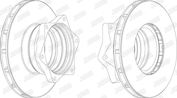 Jurid 569126J - Тормозной диск autospares.lv