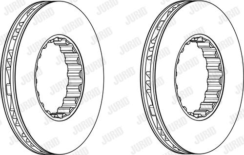 Jurid 569176J - Тормозной диск autospares.lv