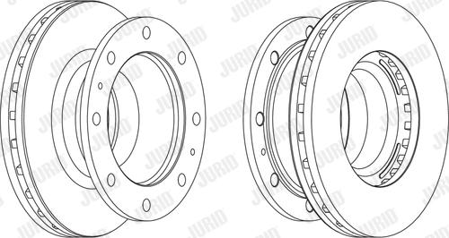 Jurid 569170J - Тормозной диск autospares.lv