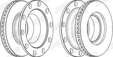 Jurid 569260J - Тормозной диск autospares.lv