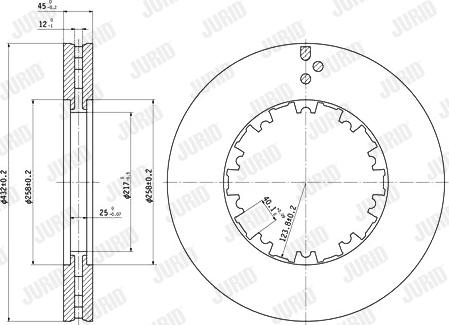 Jurid 569262J - Тормозной диск autospares.lv