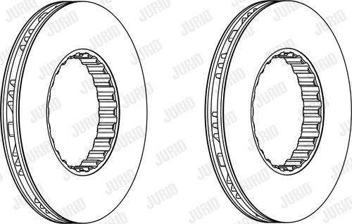 Jurid 569214J - Тормозной диск autospares.lv