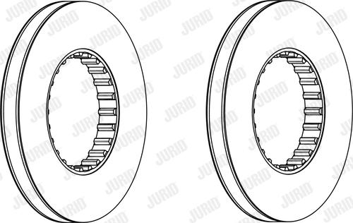 Jurid 569213J - Тормозной диск autospares.lv