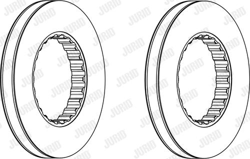 Jurid 569217J - Тормозной диск autospares.lv