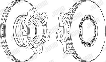 Jurid 569227J - Тормозной диск autospares.lv