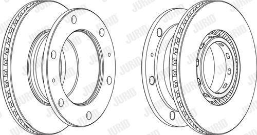 Jurid 569270J - Тормозной диск autospares.lv