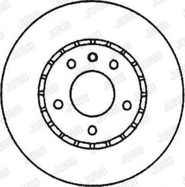 Jurid 561991JC - Тормозной диск autospares.lv