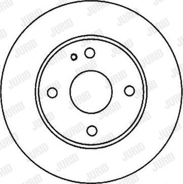 Jurid 561944J - Тормозной диск autospares.lv