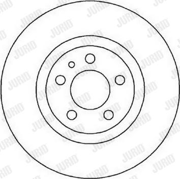Jurid 561966JC - Тормозной диск autospares.lv