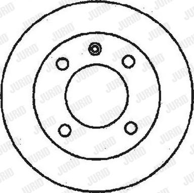Jurid 561496J-1 - Тормозной диск autospares.lv