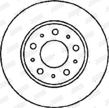 Jurid 561512J - Тормозной диск autospares.lv