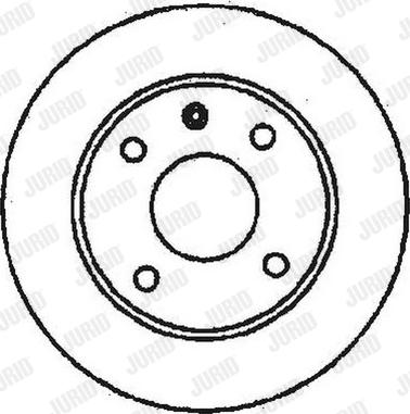 Jurid 561491J - Тормозной диск autospares.lv