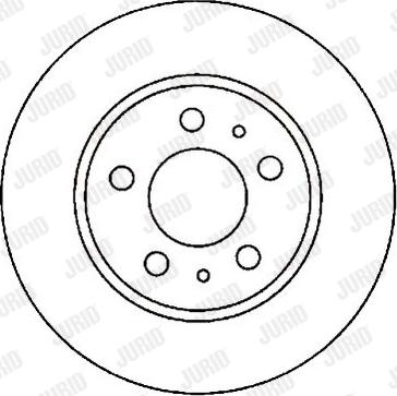 Jurid 561443J - Тормозной диск autospares.lv