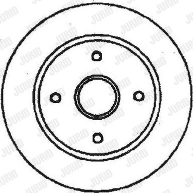 Jurid 561447J - Тормозной диск autospares.lv