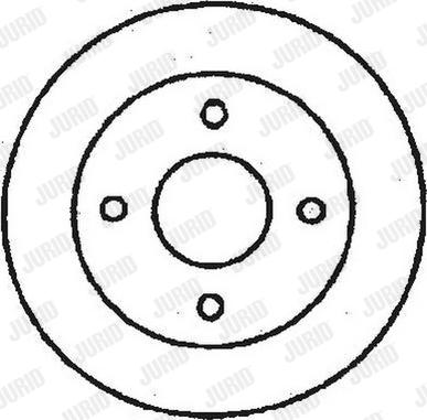 Jurid 561450J - Тормозной диск autospares.lv