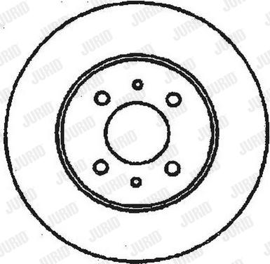 Jurid 561469JC - Тормозной диск autospares.lv