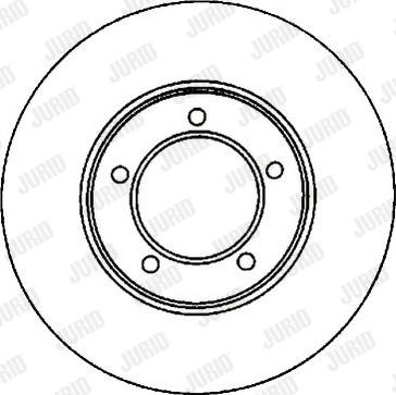 Jurid 561403J - Тормозной диск autospares.lv