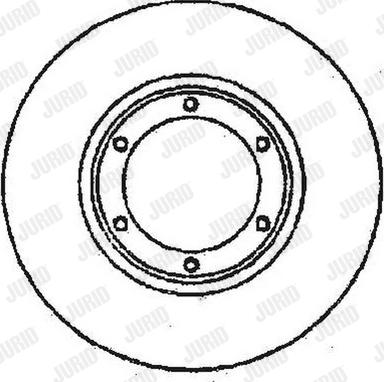 Jurid 561416JC - Тормозной диск autospares.lv