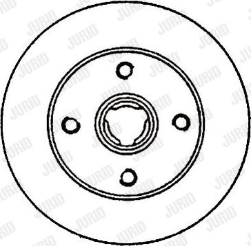 Jurid 561413J - Тормозной диск autospares.lv