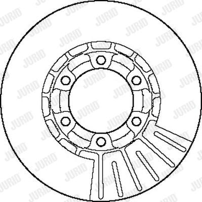 Jurid 561485J - Тормозной диск autospares.lv