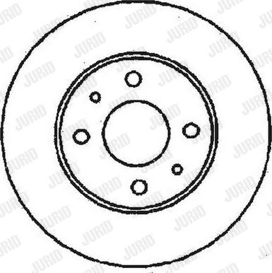 Jurid 561486J - Тормозной диск autospares.lv